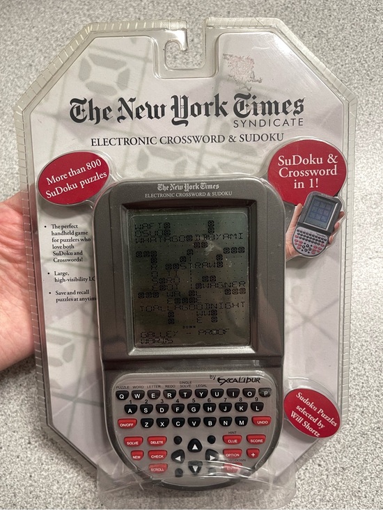 Vintage Other - Excalibur The New York Times Syndicate Electronic Crossword & Sudoku 2007 BNIB